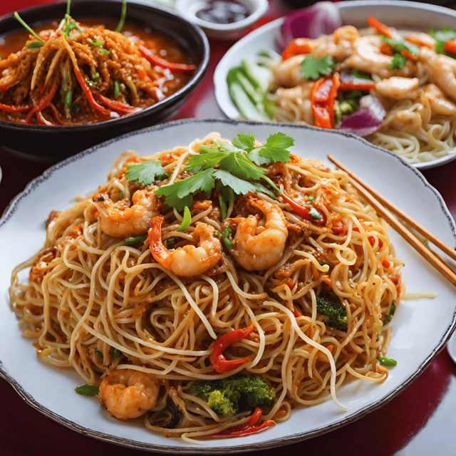 Chilli Garlic Noodles.