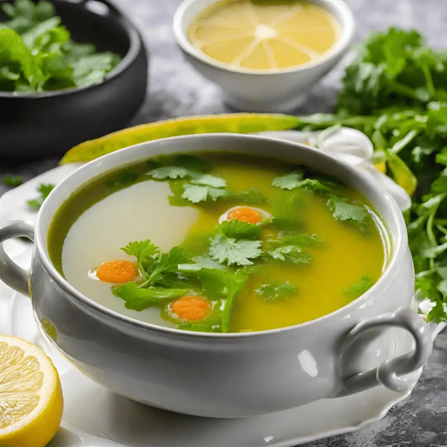 Mix Veg Lemon Coriander Soup.