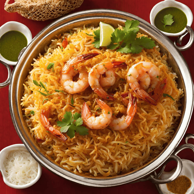 Shrimp Biryani.