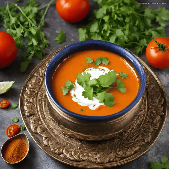 Tomato Dhaniya Ka Soup.