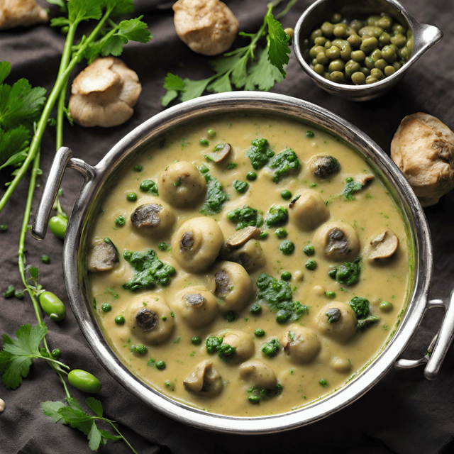 Mushroom Methi Malai Matar.