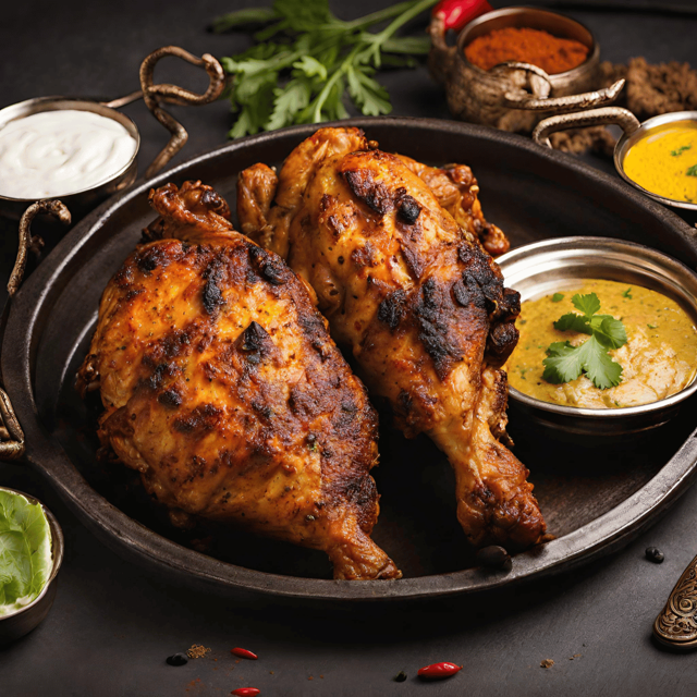 Tandoori Chicken Half.