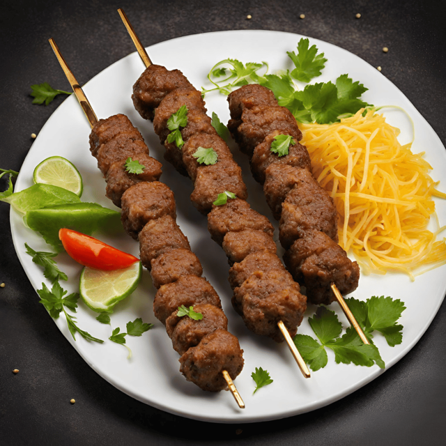 Lamb Seekh Kabab.