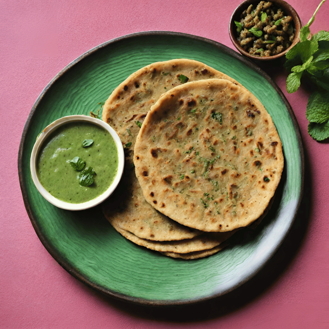 Pudina Paratha.