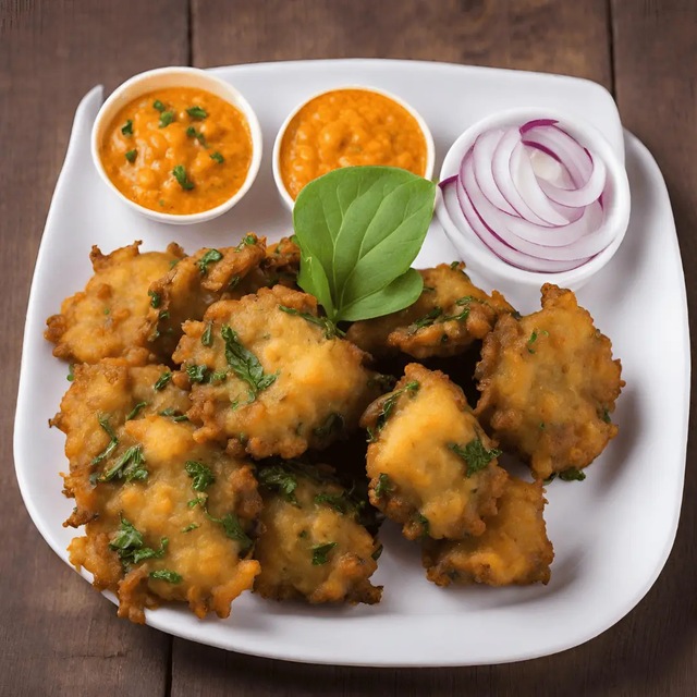 Mix Vegetable Pakora Bhajiya.