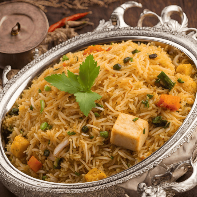 Dum Vegetable Biryani.
